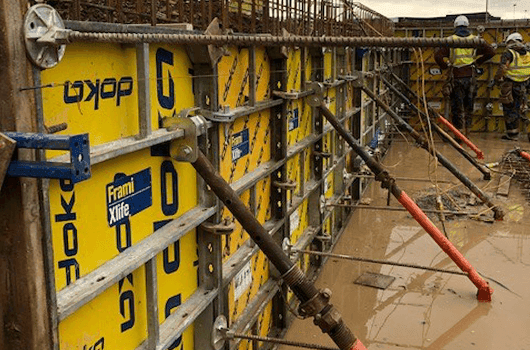 Retaining Wall & Hydrotherapy Pool – Frami Formwork, Bristol Stadium