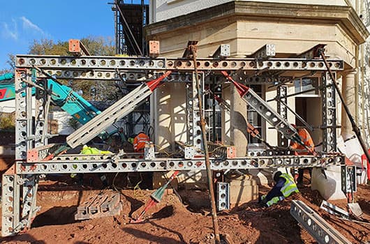 Basement Construction & Underpinning – Propping and Needling, Taunton