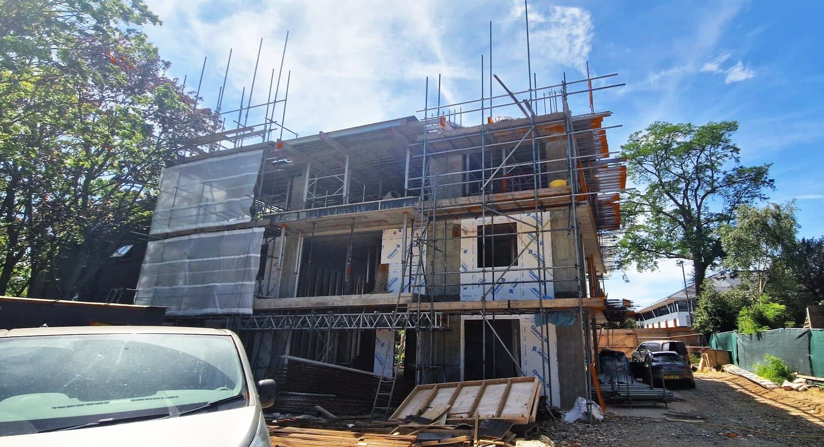 Titan Deck Slab Formwork for an RC Frame Apartment Development, Kingston, Surrey