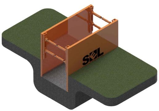 Standard Trench Box installation step 3