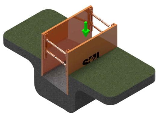 Standard Trench Box installation step 4